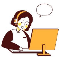 Digital Customer Service Illustration from Lagos Set