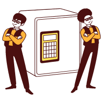 Security Illustration from Lagos Set