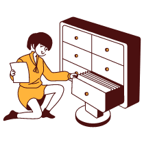 Databases Illustration from Lagos Set