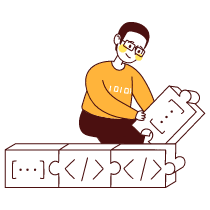 Modular Coding Of Application Illustration from Lagos Set