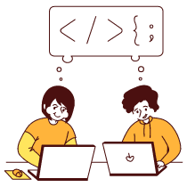 Team Coding Illustration from Lagos Set