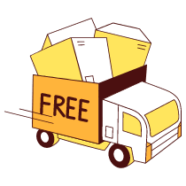 Free Shipping Illustration from Lagos Set