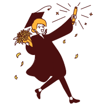 Graduation Illustration from Lagos Set