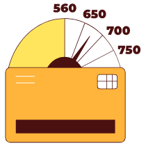 Credit Score Illustration from Lagos Set