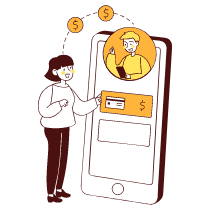 Online Transaction 1 Illustration from Lagos Set