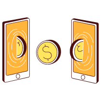 Online Transaction 2 Illustration from Lagos Set