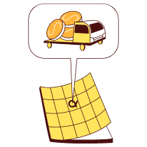 Scheduled Transfers Illustration from Lagos Set
