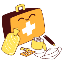 First Aid Illustration from Lagos Set
