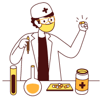 Medical Research Illustration from Lagos Set