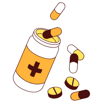 Medicine Illustration from Lagos Set