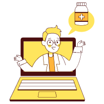 Online Consultation 1 Illustration from Lagos Set
