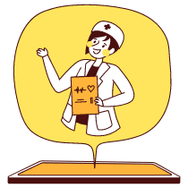 Online Consultation Illustration from Lagos Set