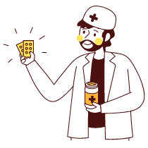 Pharmacist Illustration from Lagos Set