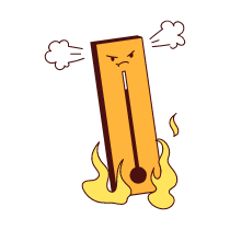 Thermometer Illustration from Lagos Set