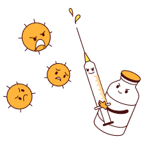 Vaccine Illustration from Lagos Set