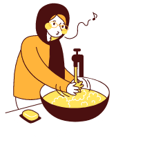Washing Hands Illustration from Lagos Set