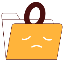 Empty Folder Illustration from Lagos Set