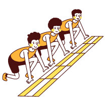 Let Get Started 1 Illustration from Lagos Set