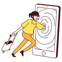 Logged In Illustration from Lagos Set