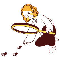 Searching Illustration from Lagos Set