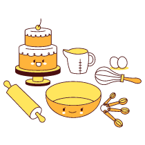 Baking 1 Illustration from Lagos Set