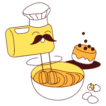 Baking Illustration from Lagos Set