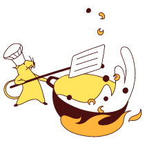 Chef Illustration from Lagos Set