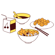 Lunch 1 Illustration from Lagos Set