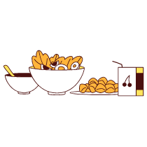 Lunch 2 Illustration from Lagos Set