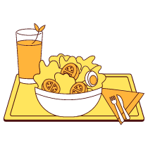 Lunch 3 Illustration from Lagos Set