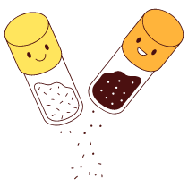 Salt And Pepper Illustration from Lagos Set