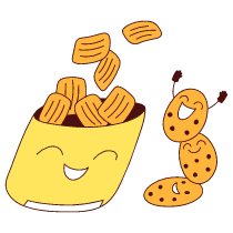 Snack Illustration from Lagos Set