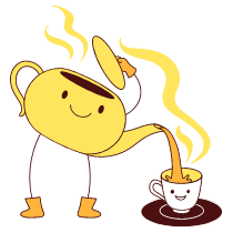Tea Pot Kettle Illustration from Lagos Set