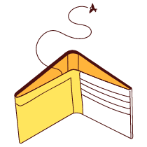 Empty Wallet Illustration from Lagos Set
