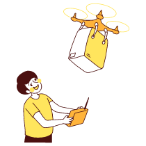 Drone Operator Variants 1 Illustration from Lagos Set