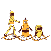 Evolution Illustration from Lagos Set