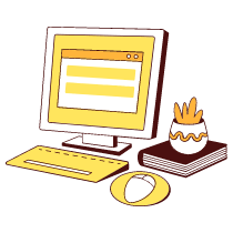 Monitor Computer Screen 2 Illustration from Lagos Set