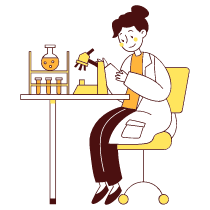 Scientist 2 Illustration from Lagos Set
