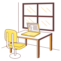 Home Office illustration - Free transparent PNG, SVG. No Sign up needed.