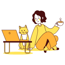 Remote Work illustration - Free transparent PNG, SVG. No sign up needed.