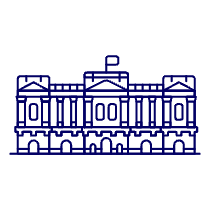 Buckingham Palace Illustration from UX Line Set
