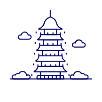 Chinese Pagoda 1 Illustration from UX Line Set
