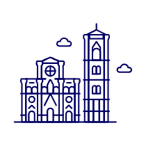 Florence Cathedral Illustration from UX Line Set