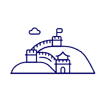 Great Wall Illustration from UX Line Set