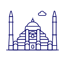 Hagia Sophia Illustration from UX Line Set