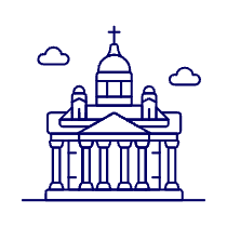 Helsinki Cathedral Illustration from UX Line Set