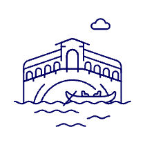 Rialto Bridge Illustration from UX Line Set