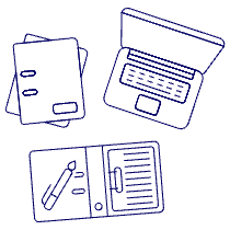 Laptop Workspace 3 Illustration from UX Line Set