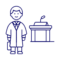 Attorney 1 Illustration from UX Line Set