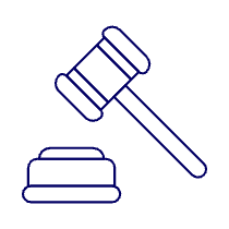 Gavel Illustration from UX Line Set